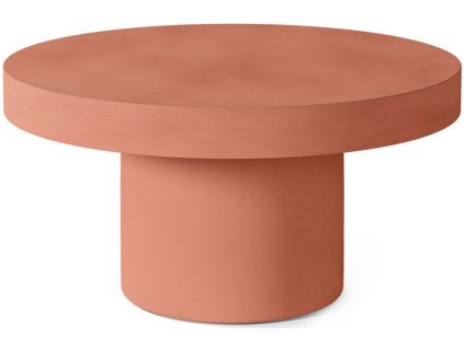 Terakotový cementový zahraní stolek Donato ø 80 cm