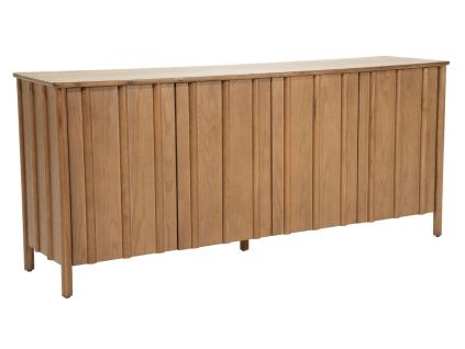 Hnědá dubová komoda Jake 183 x 47 cm