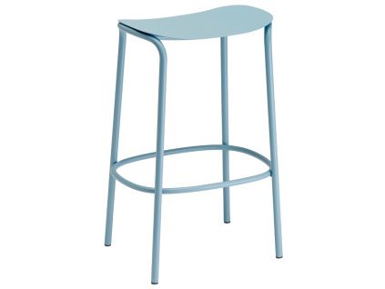 Modrá kovová barová židle Trick 65 cm
