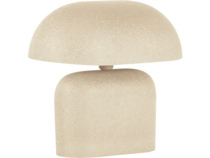 Béžová kovová stolní lampa Tilo 30 cm