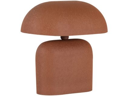 Terakotová kovová stolní lampa Tilo