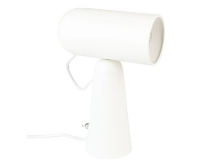 Bílá stolní lampa WLL VESPER