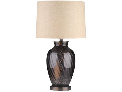 Skleněná stolní lampa Richmond Rowan 65 cm