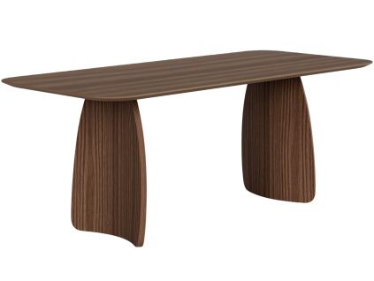 Ořechový jídelní stůl Kimberly 200 x 90 cm