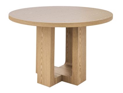 Dubový jídelní stůl Maxine ø 120 cm