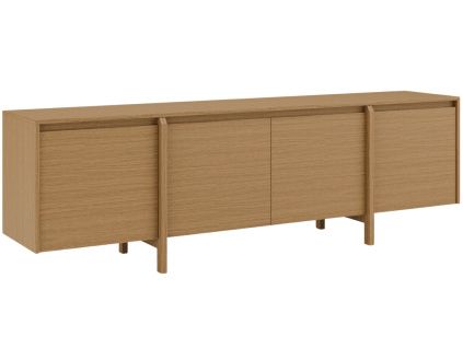 Dubový TV stolek Pacific 200 x 43 cm