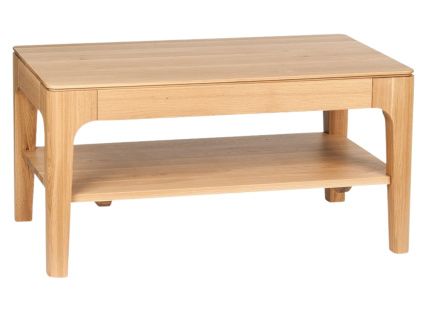 Dubový konferenční stolek Pantion 110 x 65 cm