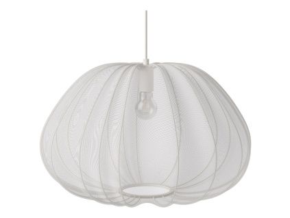 Krémové závěsné světlo Balloon 57 cm