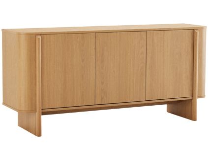 Komoda Sydney 160 x 42 cm s dubovým dekorem