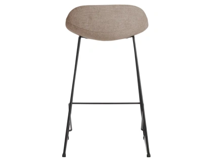 Hnědá látková barová židle Kave Home Zahara 65 cm II.