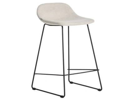 Béžová látková barová židle Kave Home Zahara 65 cm II.