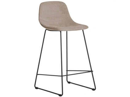 Hnědá látková barová židle Kave Home Zahara 76 cm III.