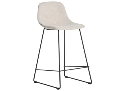 Béžová látková barová židle Kave Home Zahara 65 cm III.