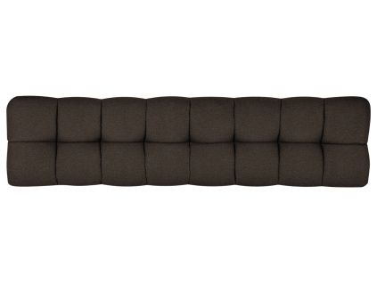 Hnědé bouclé čelo k posteli Bolbi 186 cm