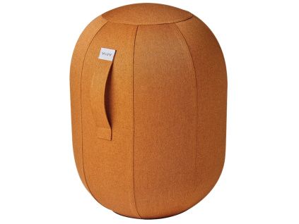 Oranžová balanční stolička VLUV KAPSUL LEIV 52 cm