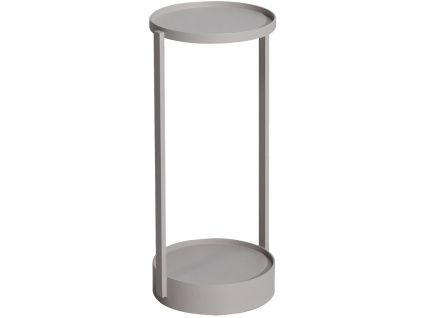 Krémový zahradní kovový stolek Quinn Ø26 cm
