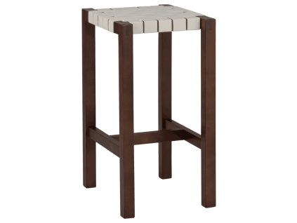Barová židle Toli zaujme na první pohled svou nenucenou elegancí a důrazem na poctivé řemeslo. Minimalistický dřevěný rám hnědé působí lehce a vzdušně, zatímco tkaný sedák ze 100% juty dodává celku jemnou texturu a autentický charakter. Sedák je příjemný na dotek a zároveň odolný, takže si židle zachovává svůj vzhled i při každodenním používání.Toli je ideální volbou pro interiéry, kde se potkává jednoduchost s hřejivou atmosférou přírodních materiálů, doplnit ji navíc můžete jídelní židlí ve stejném designu.  #tab-Péče o produkt#  Čistěte vodou a jemným čisticím prostředkem (např. mýdlem) a poté otřete do sucha.  #tab-Péče o produkt#