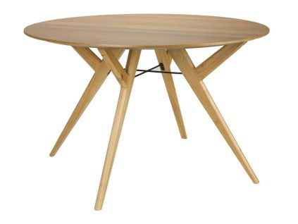 Dubový jídelní stůl IJVER ø 120 cm