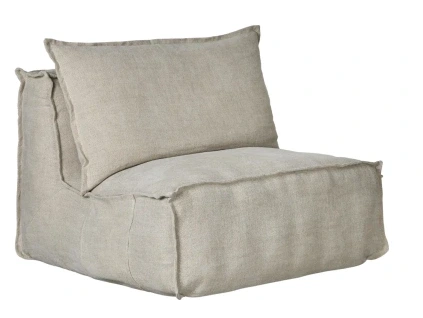 Béžové křeslo Quax Lounger