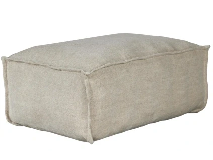 Béžový taburet Quax Lounger