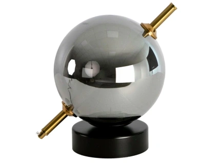 Kouřově šedá skleněná stolní lampa Angel Cerdá No. 8090