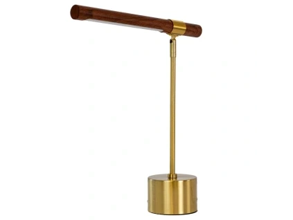 Zlatá kovová stolní lampa Angel Cerdá No. 8122