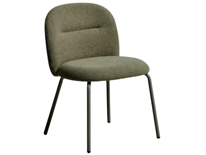 Zelená čalouněná jídelní židle Kave Home Arino