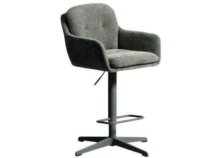 Tmavě zelená otočná barová židle Kave Home Lexa 65/85 cm