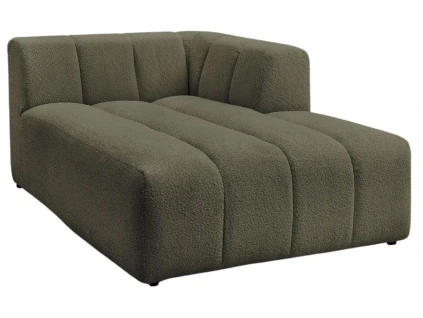 Zelená bouclé lenoška Annecy 170 cm, pravá