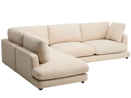 Béžová rohová pohovka Kave Home Gala 300 cm, levá