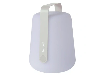 Světle šedá venkovní LED lampa Fermob Balad² 25 cm