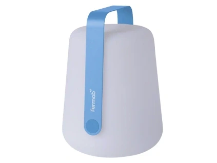 Světle modrá venkovní LED lampa Fermob Balad² 25 cm