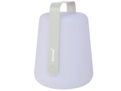 Světle šedá venkovní LED lampa Fermob Balad² 38 cm