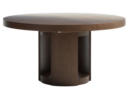 Ořechový rozkládací jídelní stůl Kave Home Artis 150/200 x 150 cm