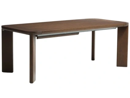 Hnědý rozkládací jídelní stůl Kave Home Jondal 200/280 x 100 cm