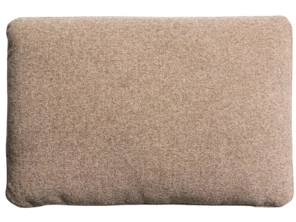 Hnědý polštář Kave Home Blok 40 x 60 cm