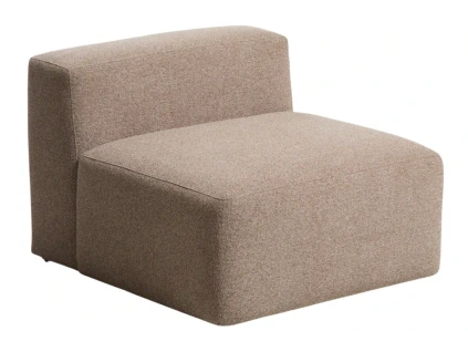 Hnědé křeslo Kave Home Blok 90 cm