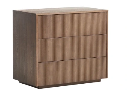 Hnědá komoda Kave Home Helvine 90 x 50 cm