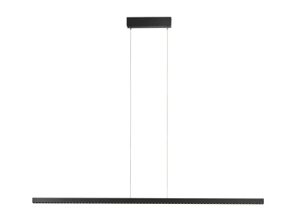 Černé kovové závěsné LED světlo Nova Luce Deos 159 cm