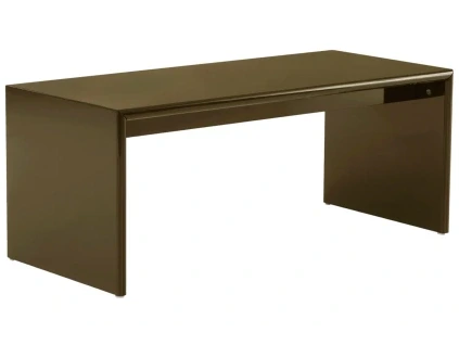 Zelený lakovaný konferenční stolek OIA 100 x 44 cm