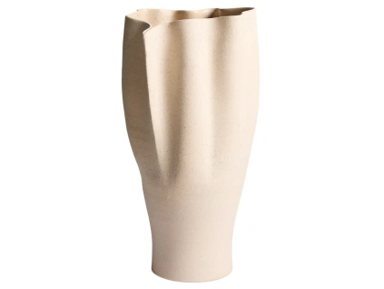 Béžová keramická váza Kave Home Nilea 44 cm
