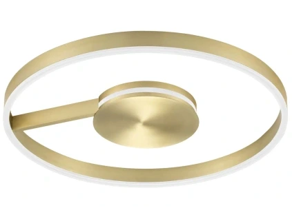 Zlaté kovové stropní LED světlo Nova Luce Siena 60 cm