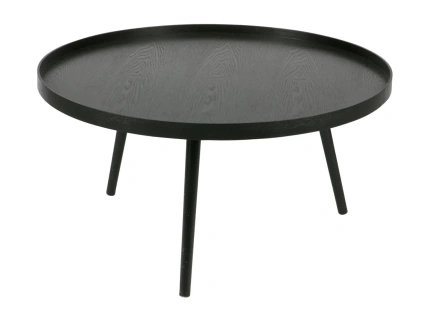 Černý dřevěný konferenční stolek Mesa 78 cm