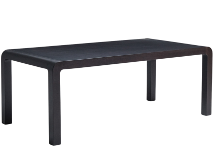 Černý dřevěný rozkládací jídelní stůl Kave Home Erisia 200/280 x 100 cm