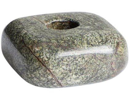Zelený mramorový svícen Kave Home Liren 3 cm