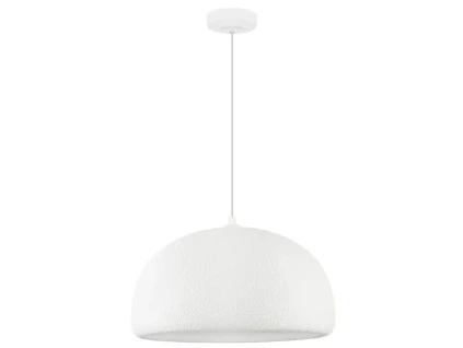 Bílé závěsné světlo Nova Luce Davo 43 cm