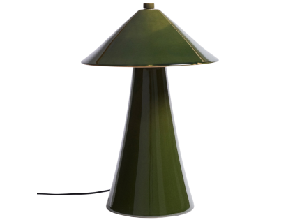 Zelená stolní lampa Kave Home Ceren 54 cm