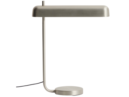 Stříbrná stolní lampa Kave Home Nelaia 40 cm