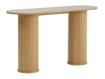 Dubový toaletní stolek Unique Furniture Nola 130 x 40 cm