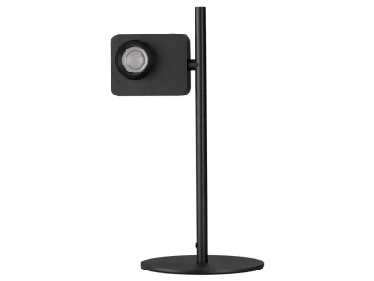 Černá kovová stolní LED lampa Nova Luce Kedros
